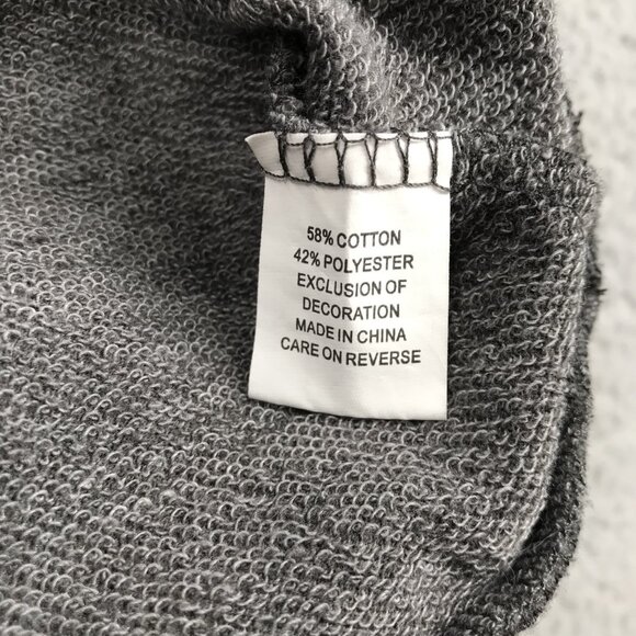 WD.NY Sweater Womens Size 2X Embroidered Floral Gray Crew Pullover Long Sleeve - Picture 7 of 16